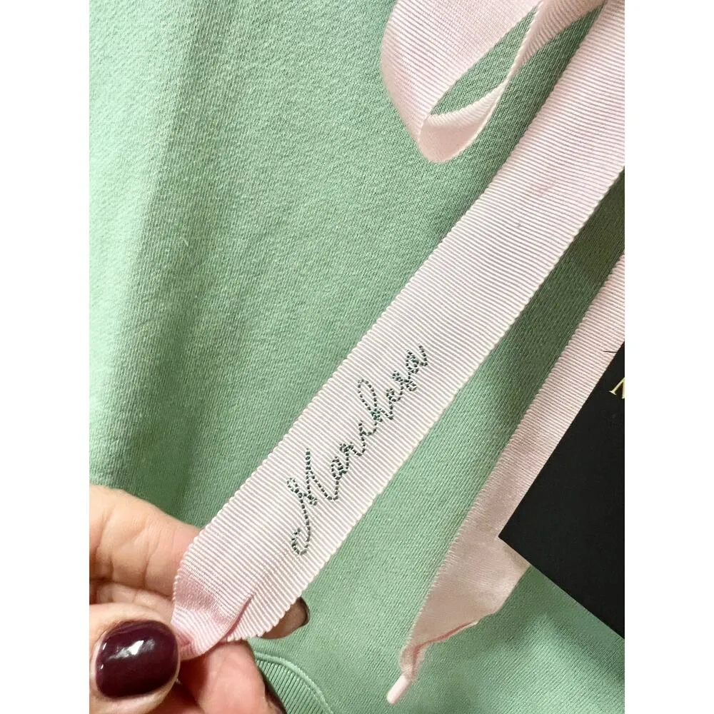 NWT Marchesa Active Remy Long Sleeve Hoodie & Jogger Pants Set Sage Women Size M Green Size M - Image 5