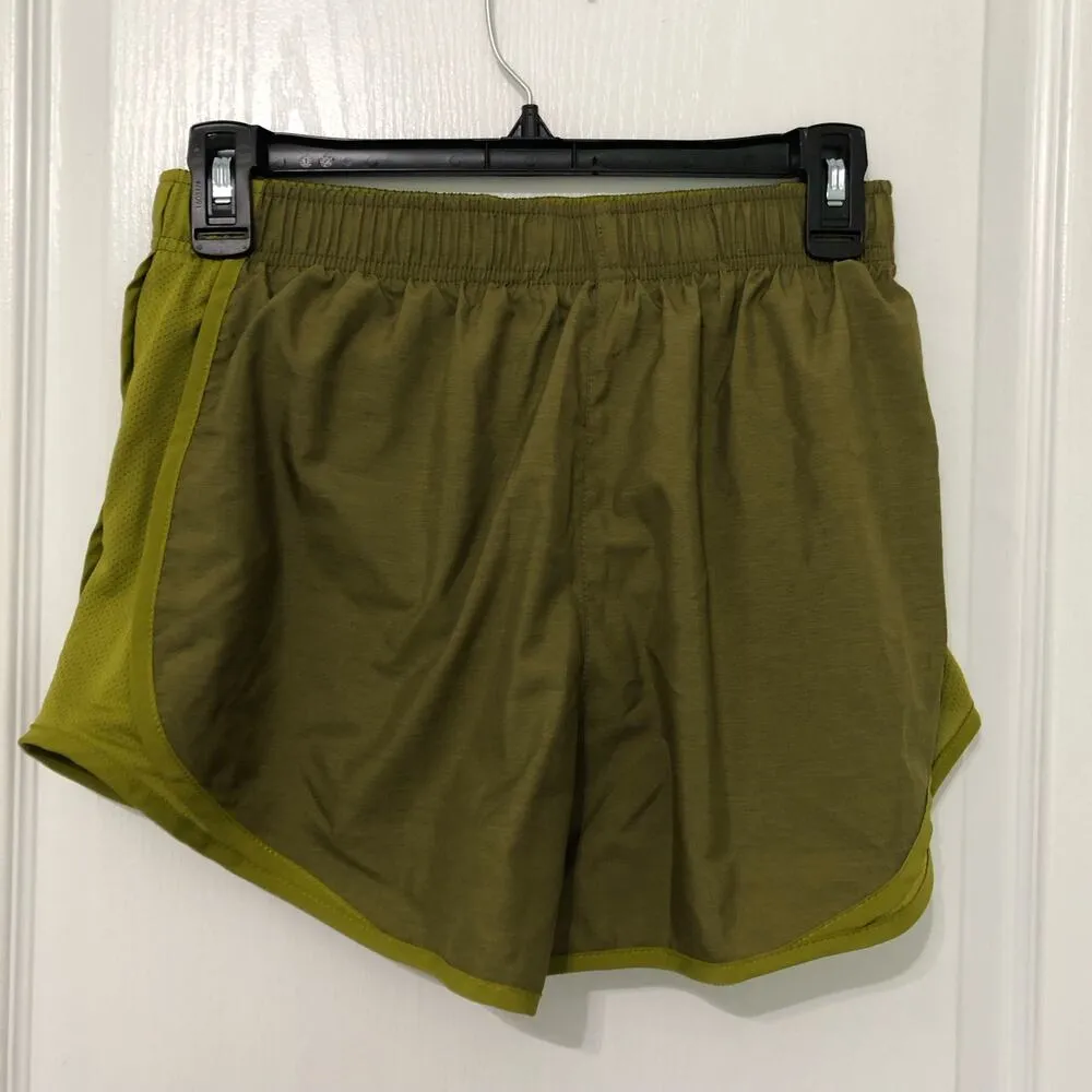 Nike Women's Small Dri-Fit Pull-On Athletic Shorts Olive Green NWT Workout Ready - Image 3