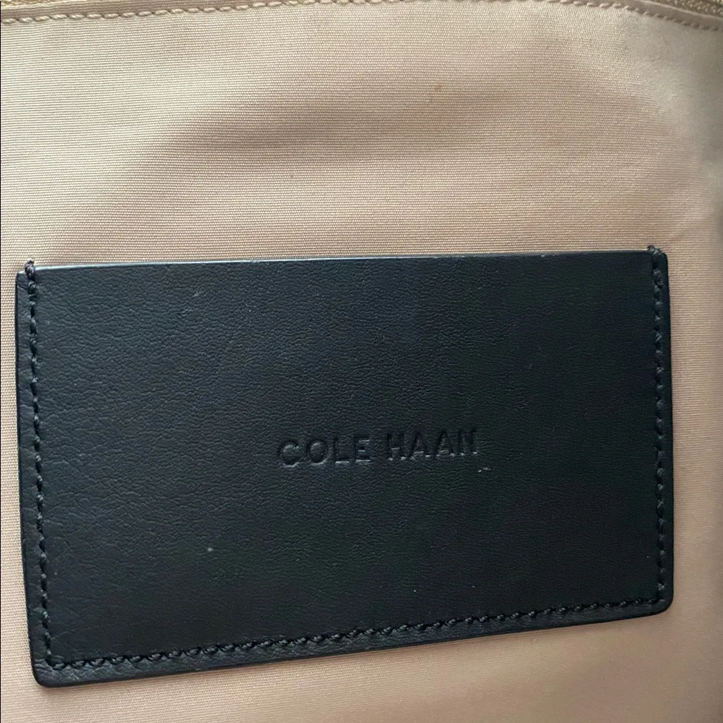 Cole Haan black Leather Hobo Bag - Image 6