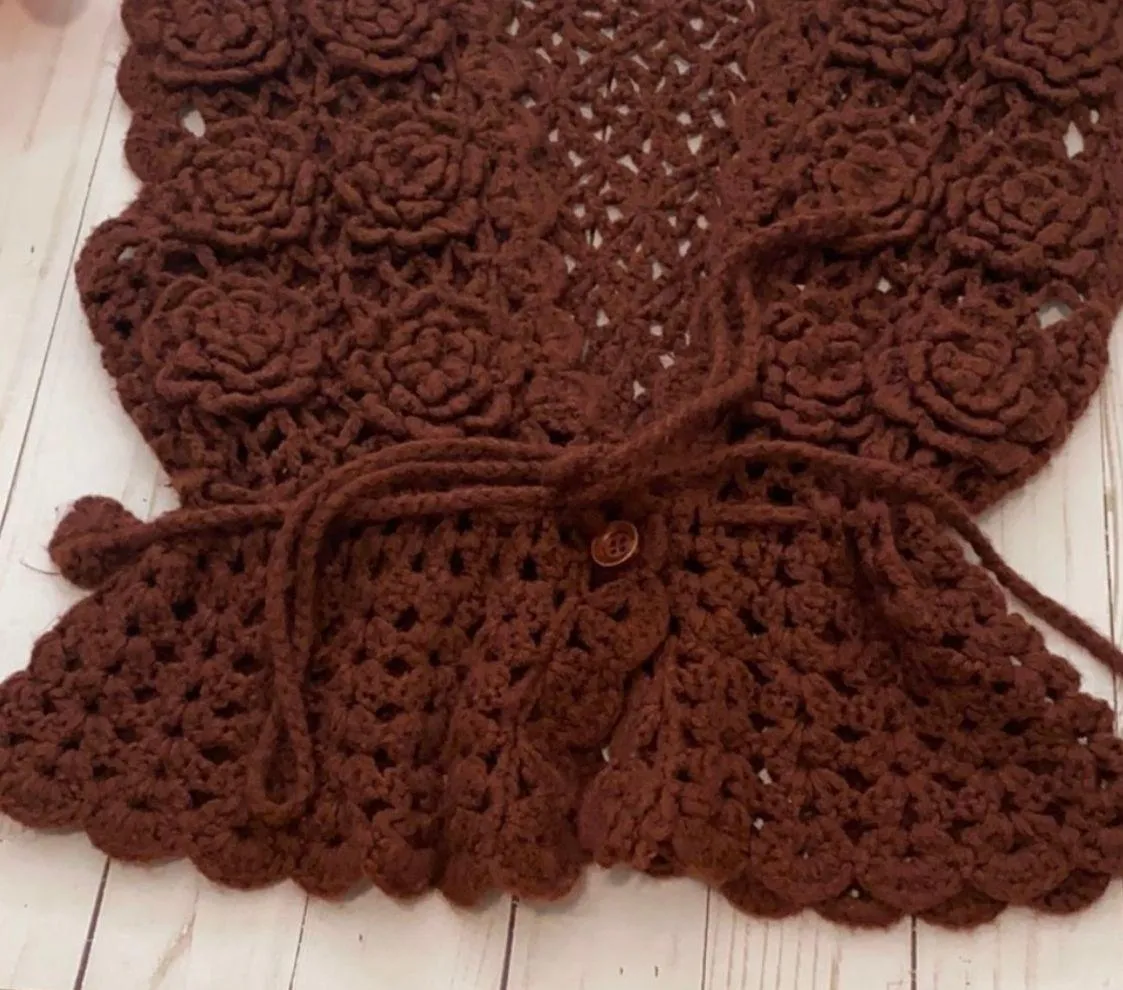 One World Burgundy Knit Vest - Image 3