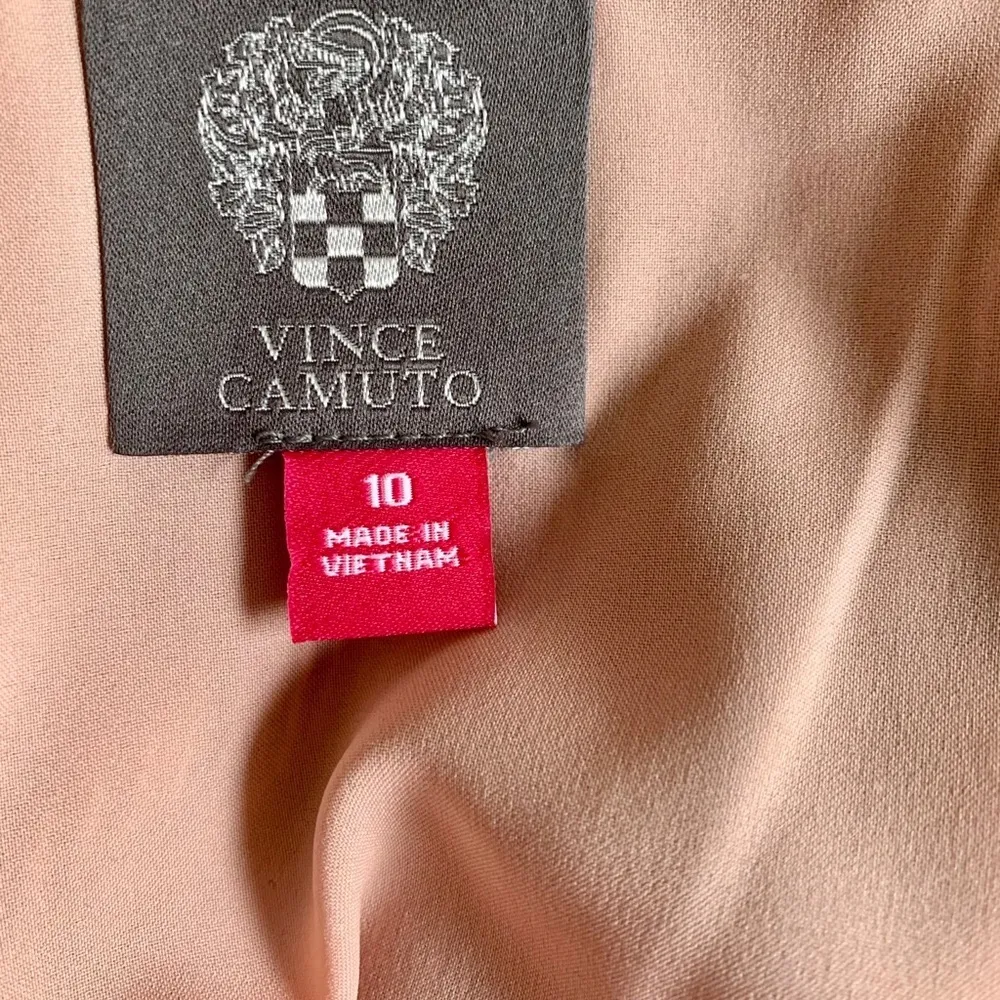 Vince Camuto Pink Gold & Black Short Sleeve Dress - Image 4