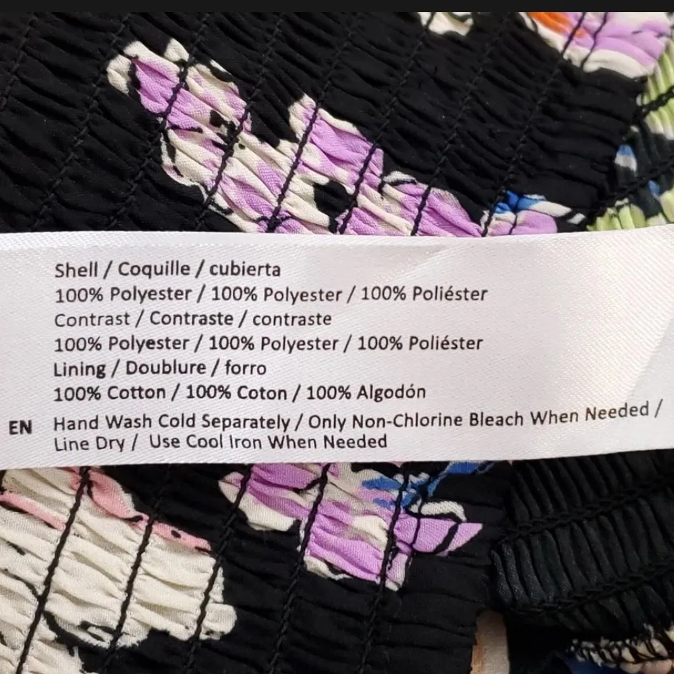 Band Of Gypsies Womens  Sleeveless Floral Jumpsuit Wide leg smocked Size M - Image 11