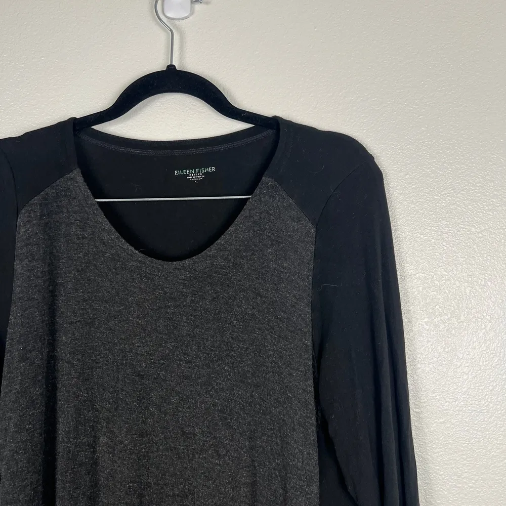 Eileen Fisher Long Sleeve Scoop‎ Neck Dress - Image 2