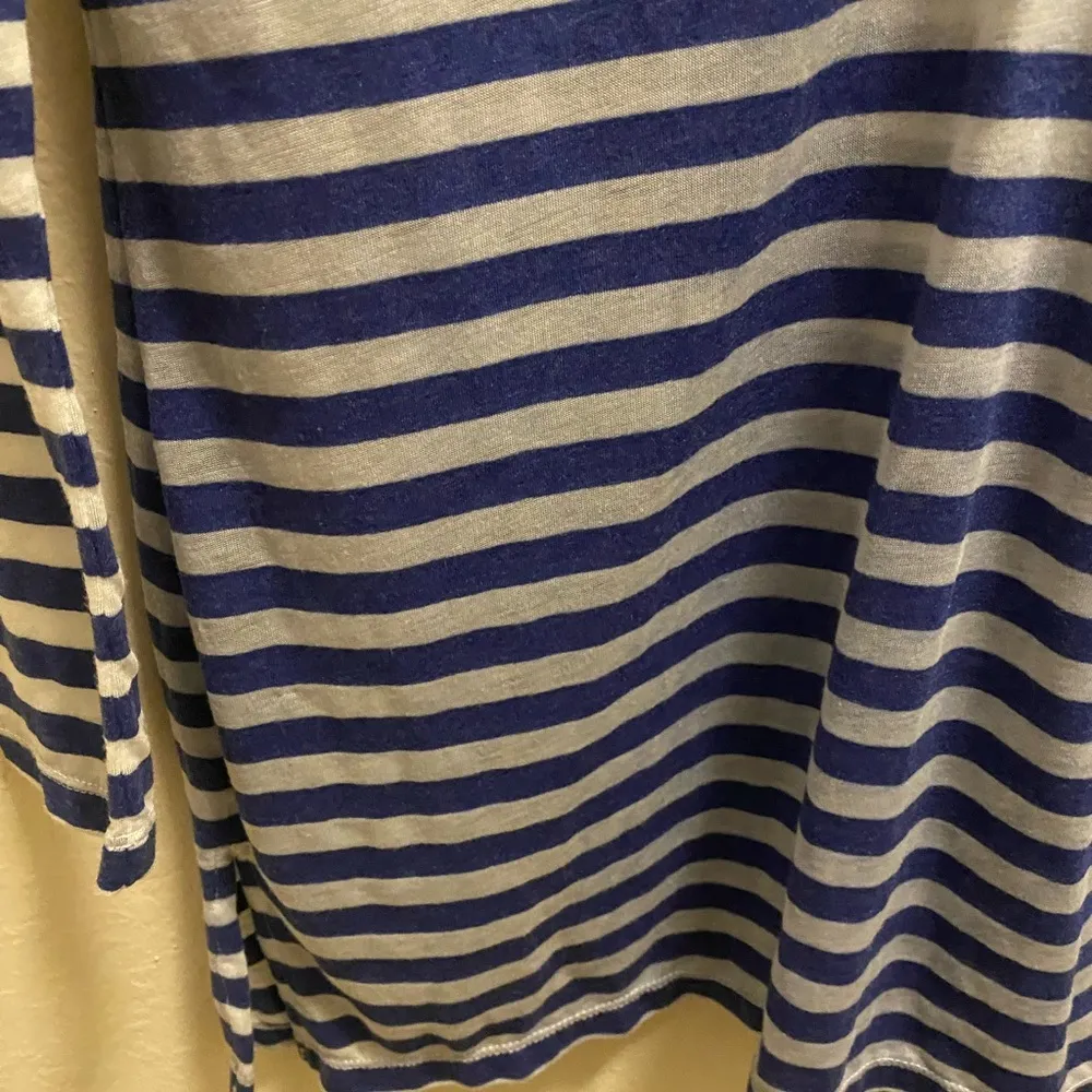 Tommy Bahama Sheer Striped Long Sleeve Hooded Beach Cover Up Size Small - Image 8