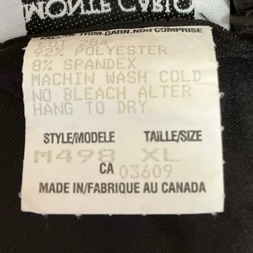 Monte Carlo Black Crew Neck Soft Pullover Plain Simple Muscle Tee Top Size XL - Image 4