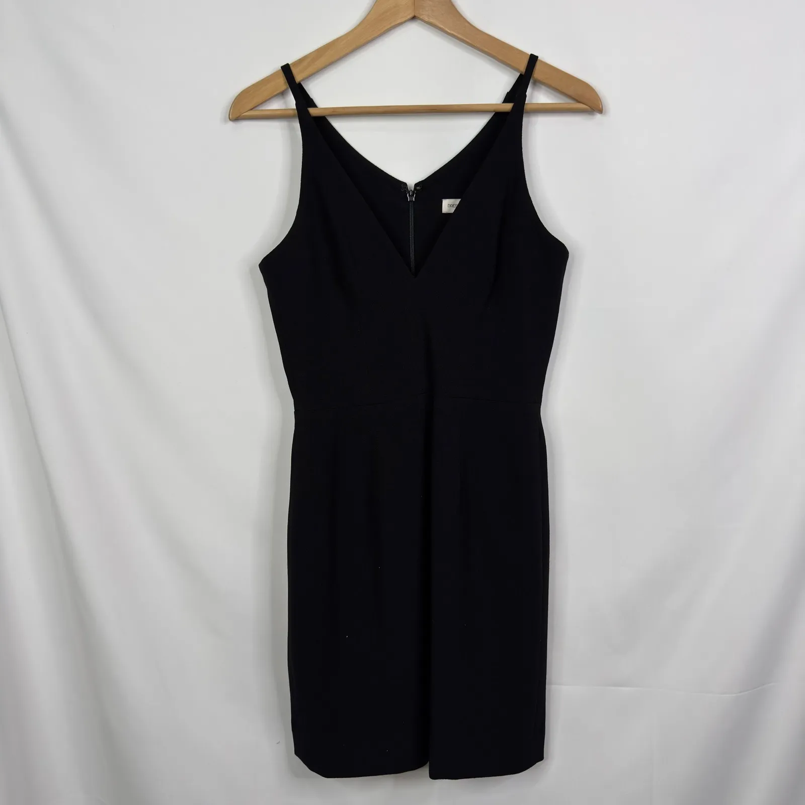 Dress The Population Black V Neck Sleeveless Sheath Mini Dress Size S - Image 3