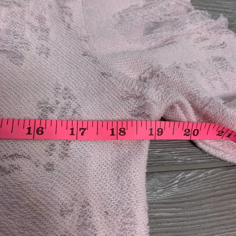 IRO Jeans Anile destroyed sweatshirt sweater sz XS pink - Image 8