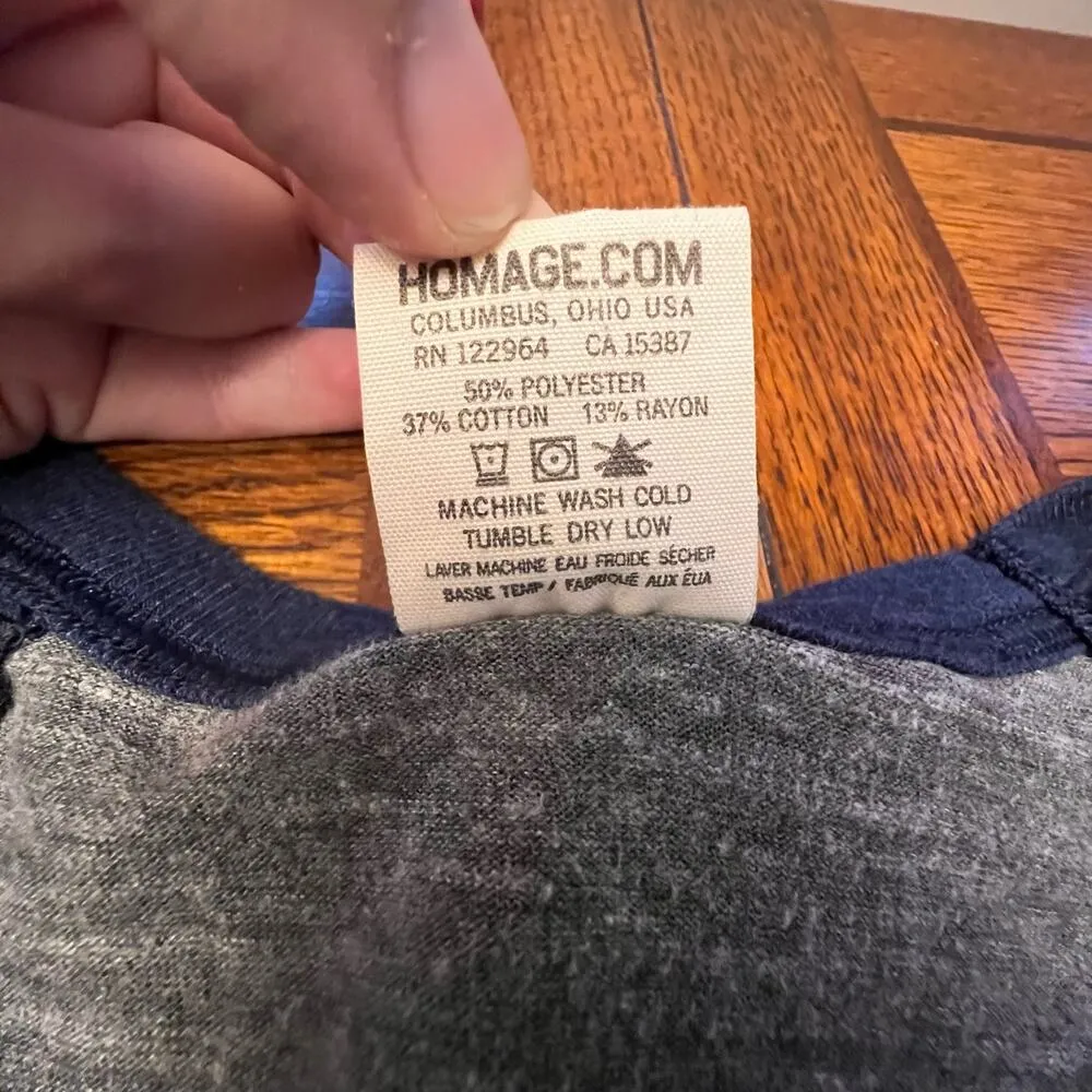 Women's Homage Cleveland Indians Baseball Vintage Raglan T - Image 9