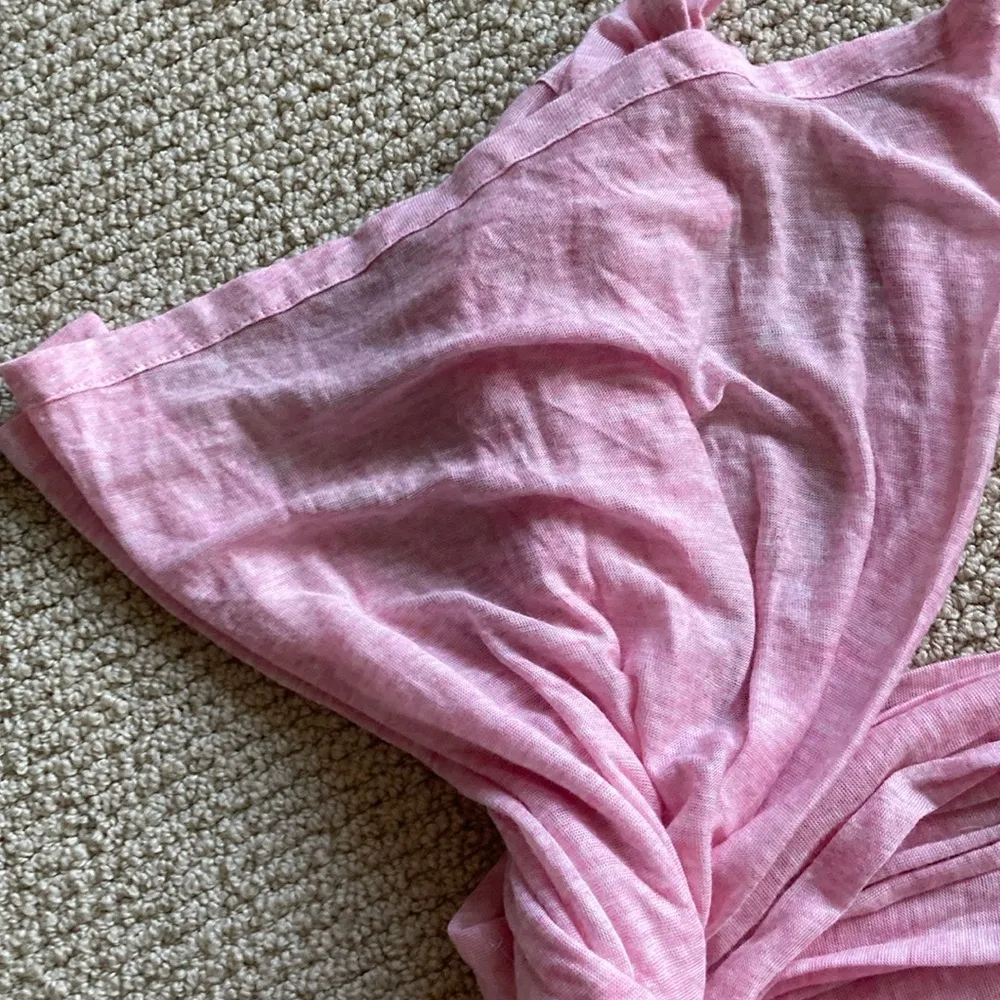 Old Navy Baby Pink Fashion Scarf One Size Ultra Soft Stretch EUC - Image 3