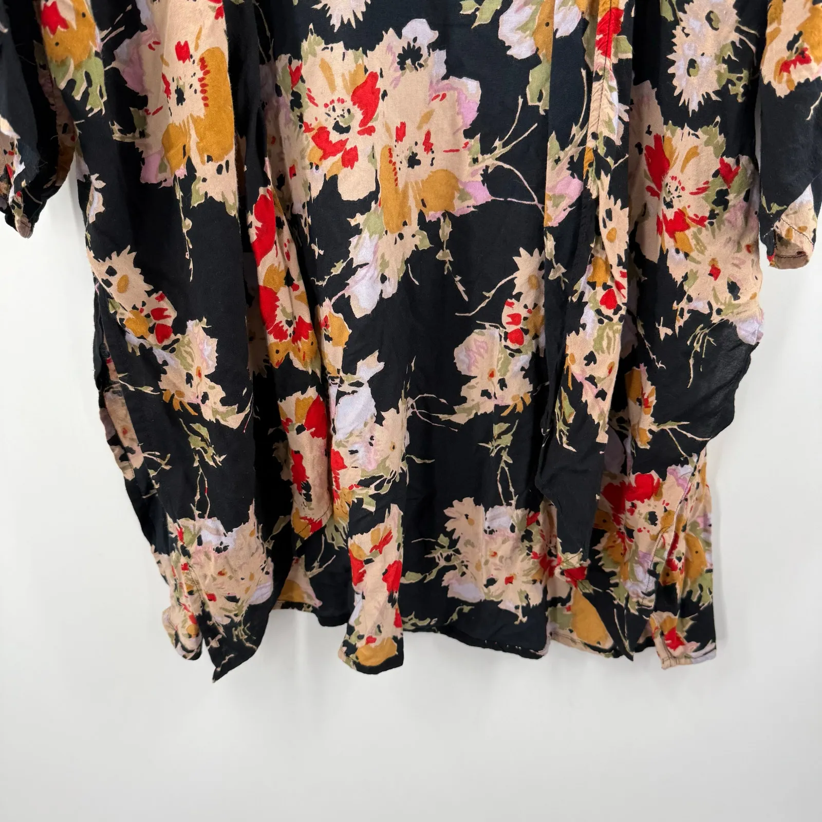 Billabong Tame Heart Open Cardigan Size Small Kimono Beach Surf Travel Resort - Image 13