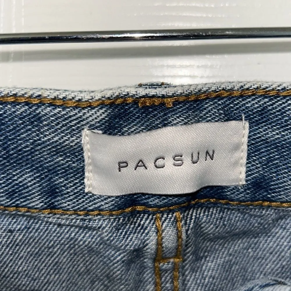 PacSun  High rise Blue Jean Short(Size 28) - Image 7