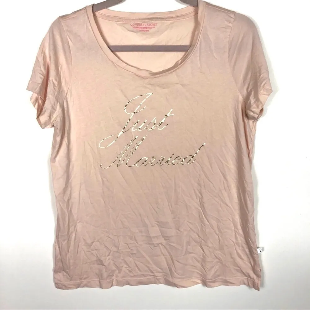 Victoria’s Secret just‎ married t-shirt - Image 2