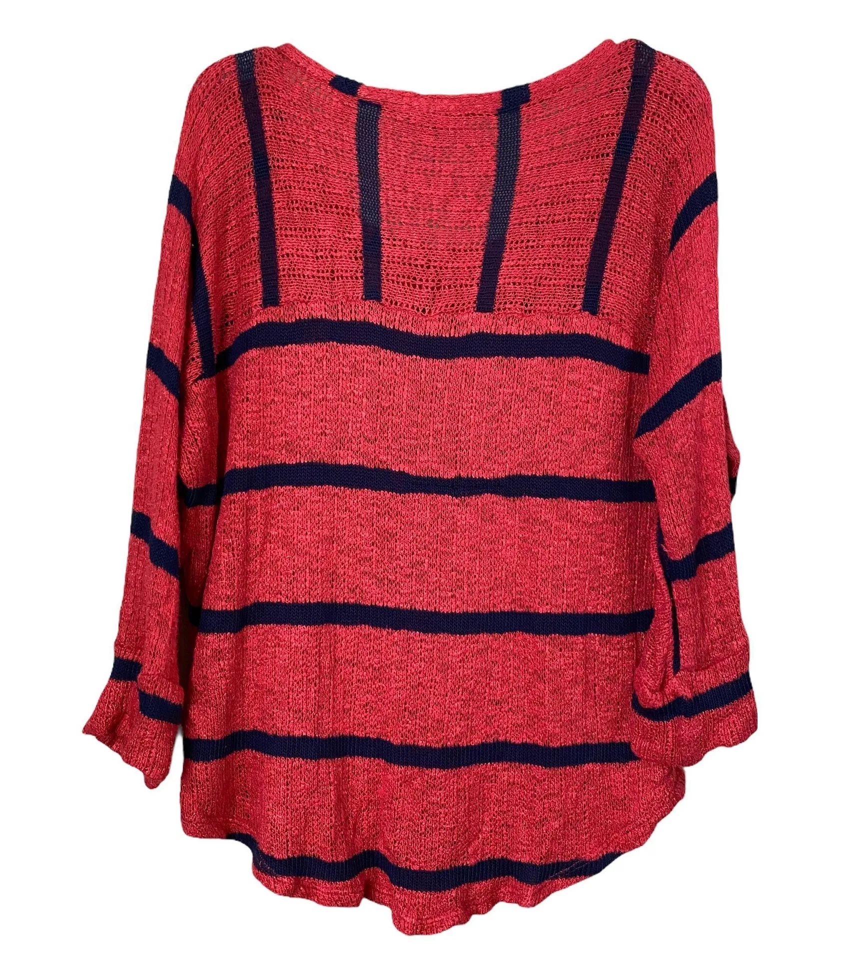 Crew Neck Striped Sweater Size Medium - Image 3