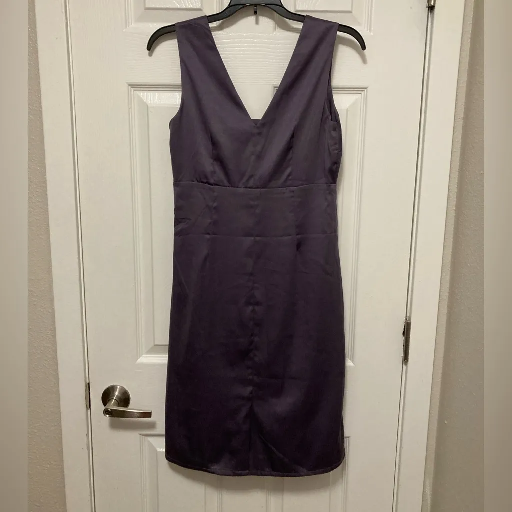 Vero Moda Alexis Deep Purple Stud Detail Sleeveless Knee Length Dress - Image 12