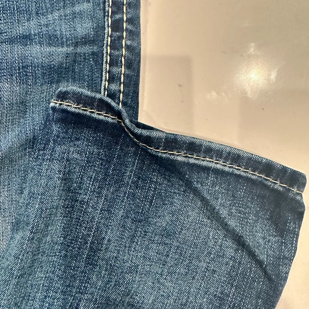 Rock Revival Mertie Easy Straight Stretch Jeans Bling Embellished Size 26 - Image 12