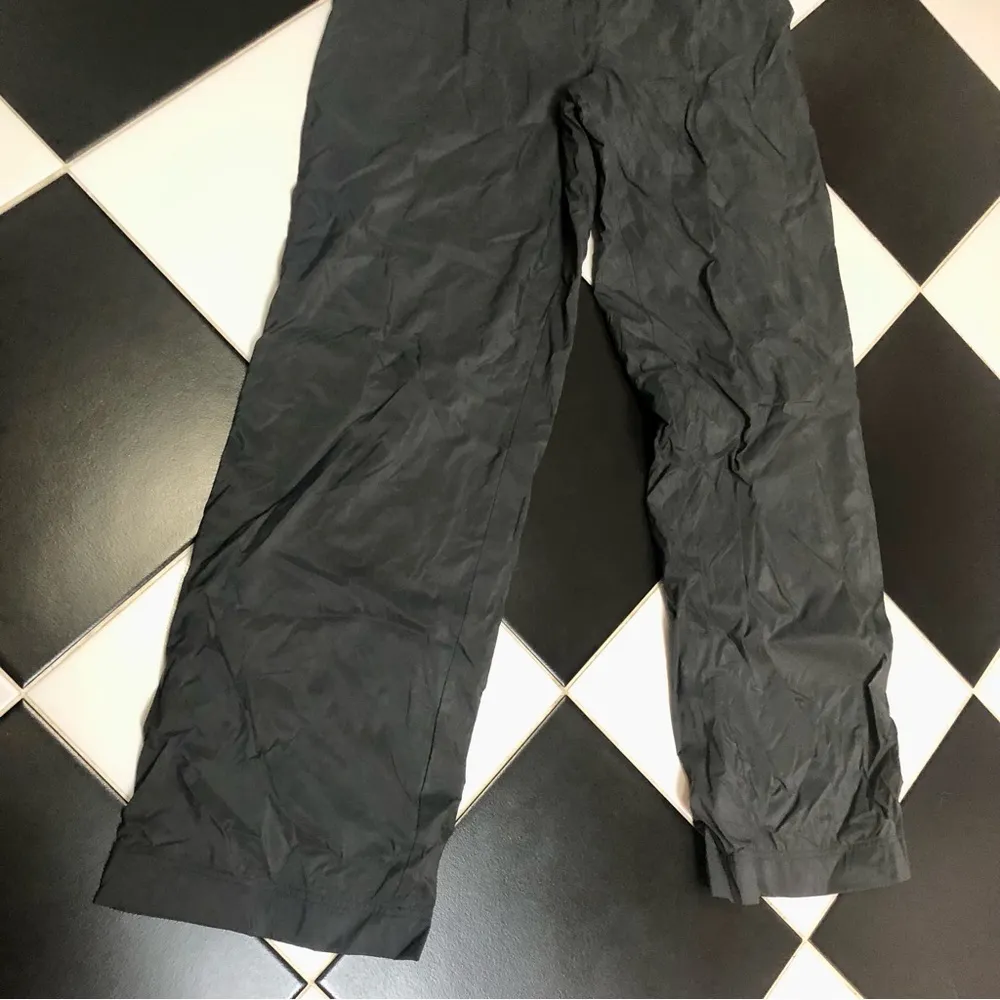 Vintage Y2K Armani Exchange AX Utility Cargo Pants Parachute Dark Olive Green 10 Black - Image 2