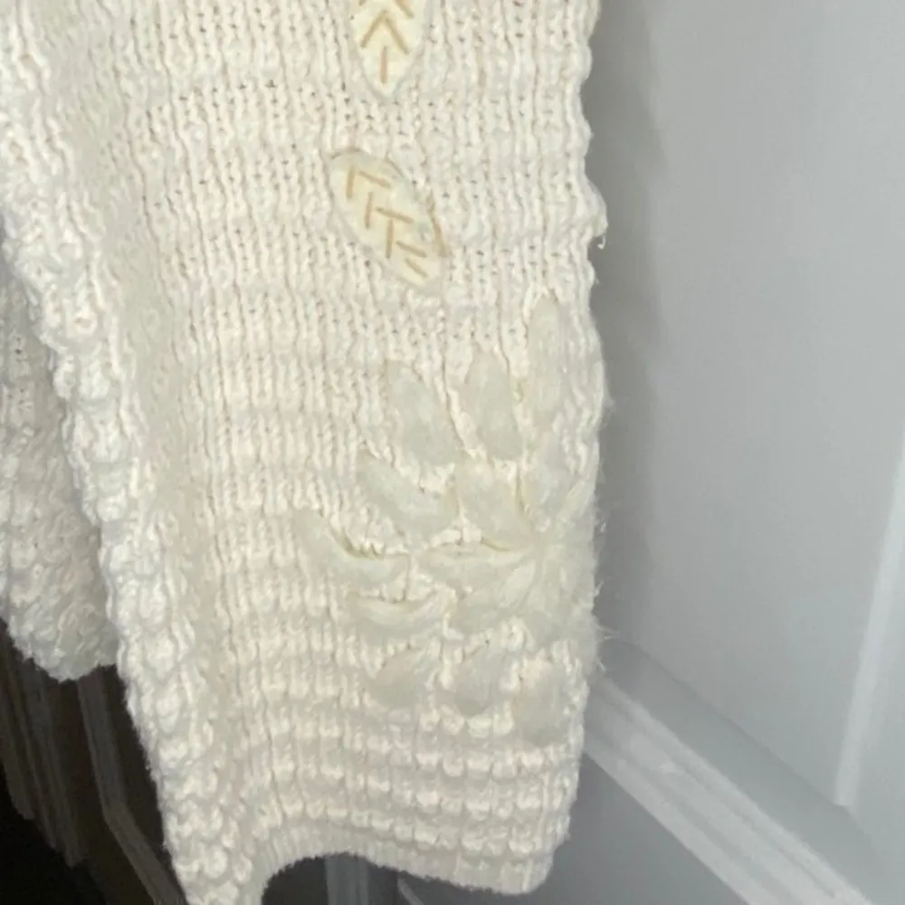 Liz Claiborne Vintage Lizsport Cream Sweater XL - Image 6