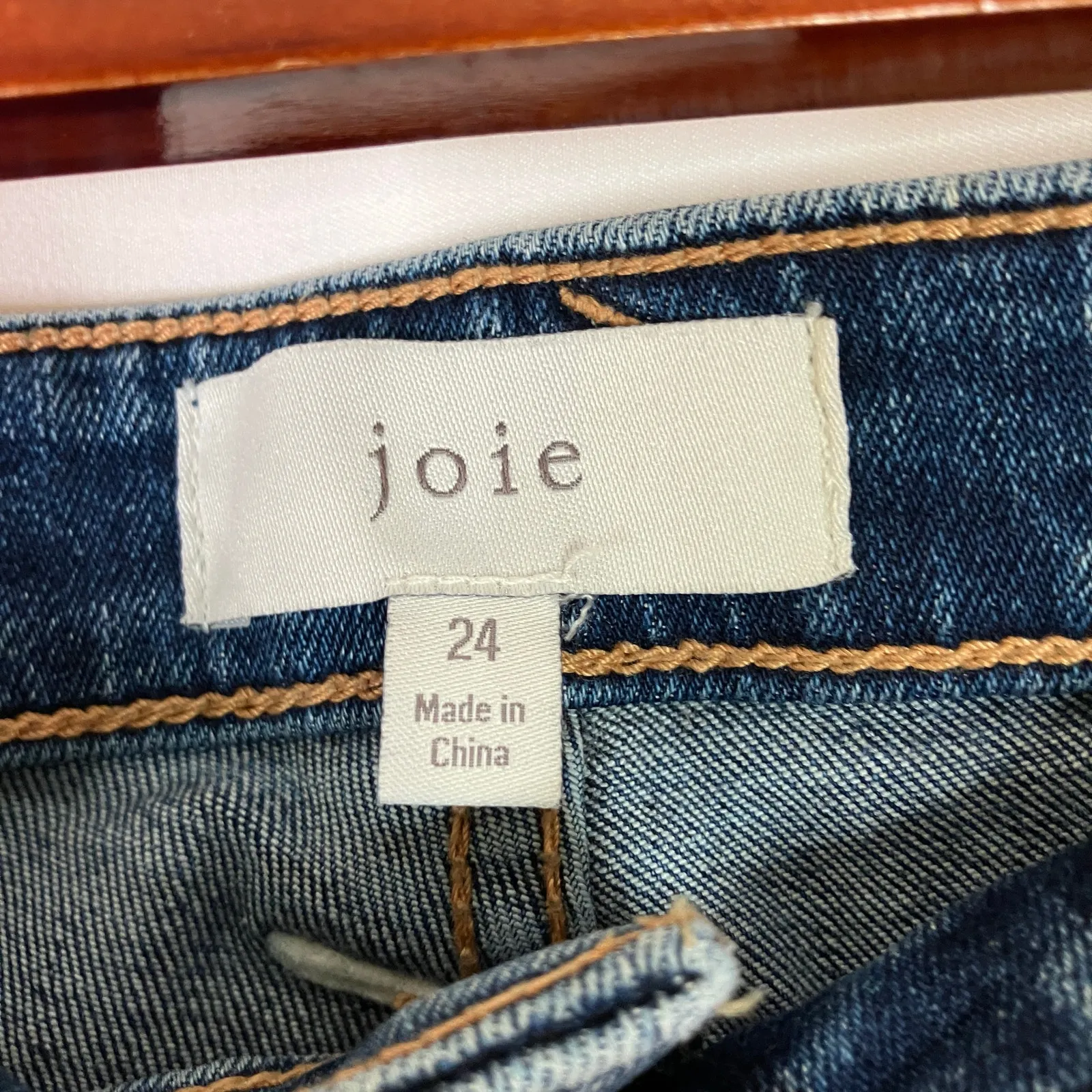 Joie | Skinny Jeans Large Pockets Zip Ankle Dark Wash Cotton Blend Womens 24 - Image 4