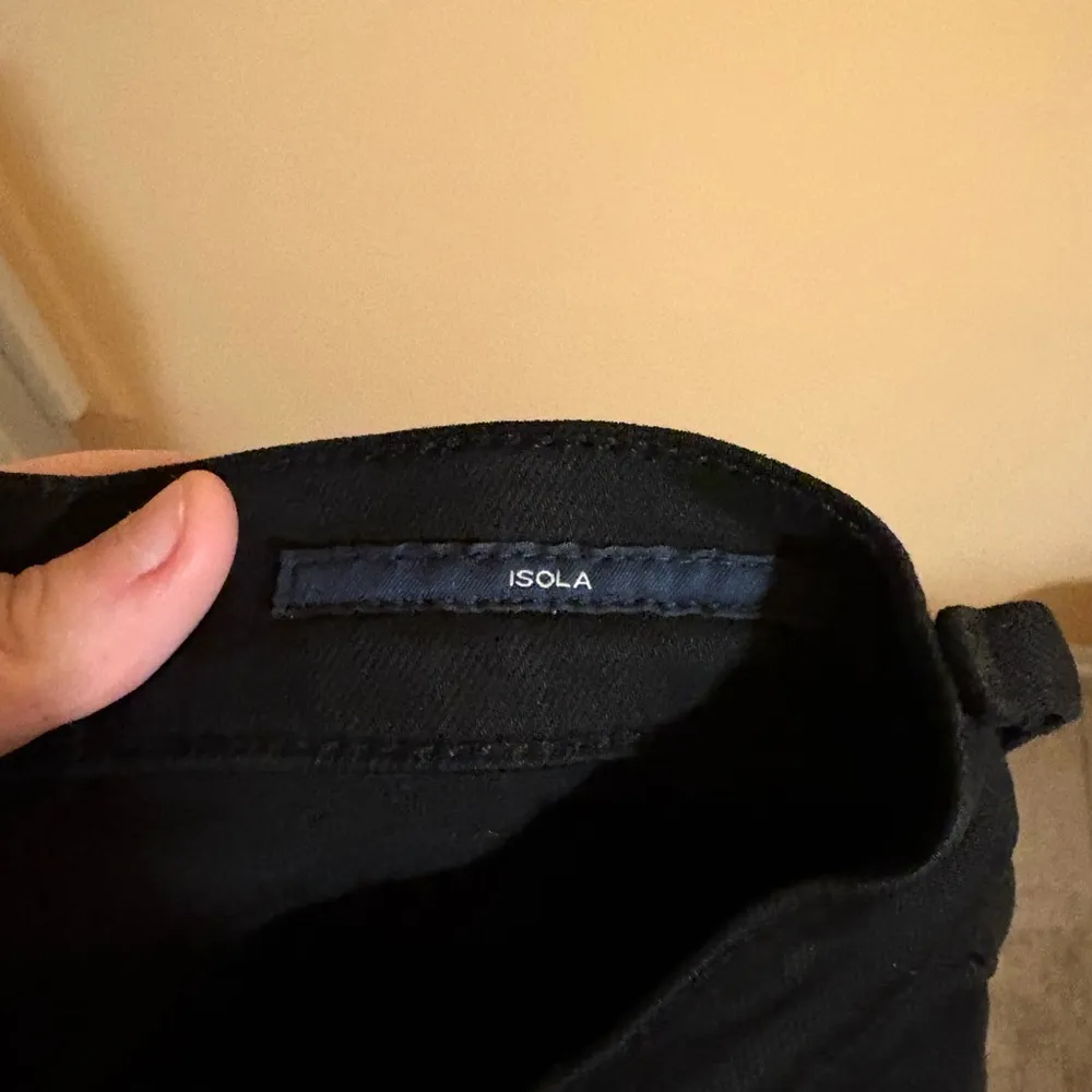 Isola Plush Black Flare Jeans - Image 9