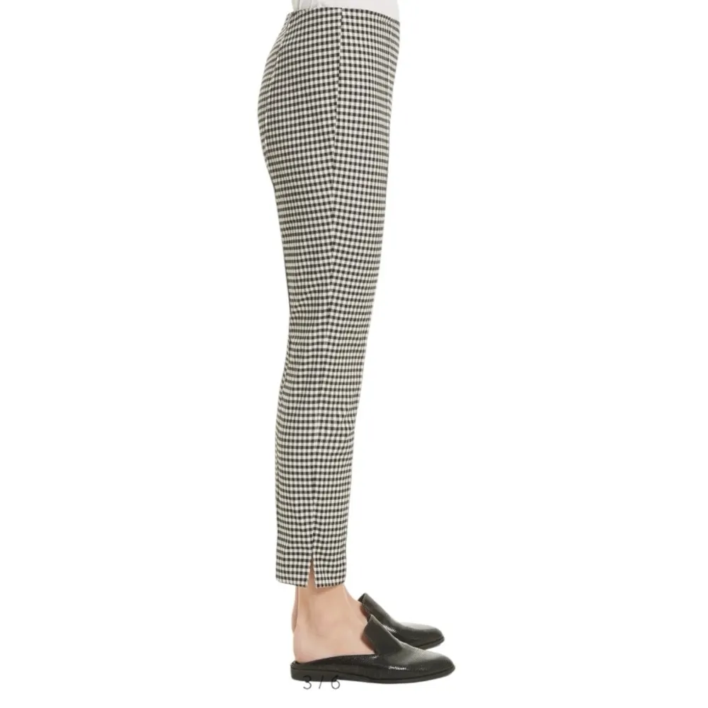 Veronica Beard Tee High Waisted Seam Trousers Black and White Size 6 - Image 12