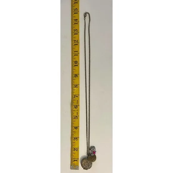 Vintage Bronze Tone ‘Live Your Dream’ Charms Pendant‎ Necklace Handmade NEW Brown - Image 6