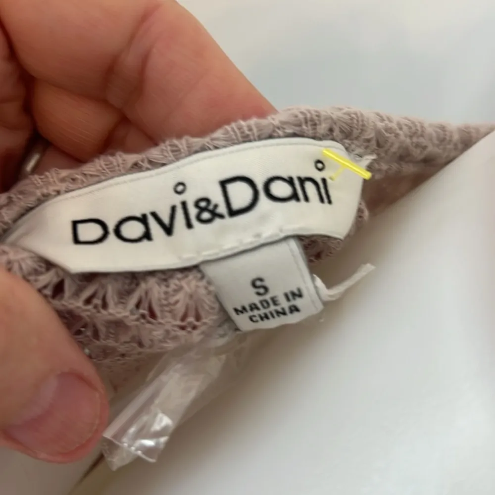 DAVI & DANI Beige Waffle Knit top tomato clean girl summer - Image 6