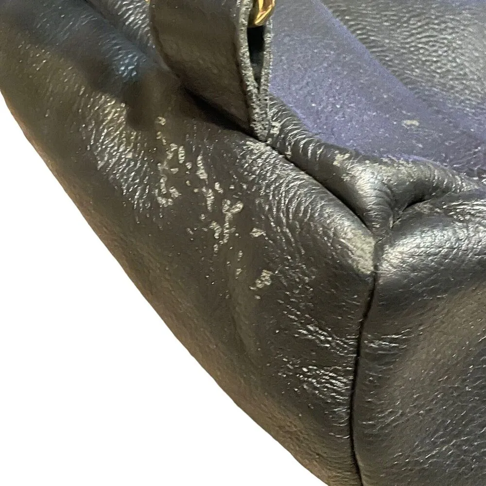 Aimee Kestenberg Tamitha Backpack Black Soft Pebbled Leather Adj Shoulder Strap. - Image 7