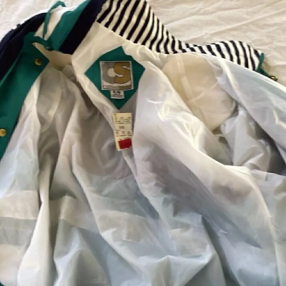 Vintage Current Seen Women’s 80’s 90s Retro Windbreaker Jacket Sz L made Russia - Image 11