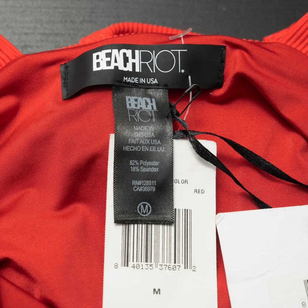 Beach Riot. One piece shoulder bow swimsuit. - Image 8