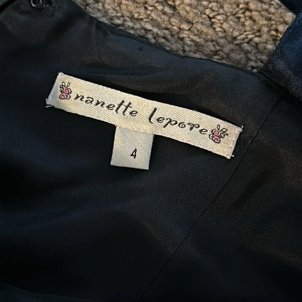 Nanette Lepore Black Tank Mesh Front Dress - Image 7