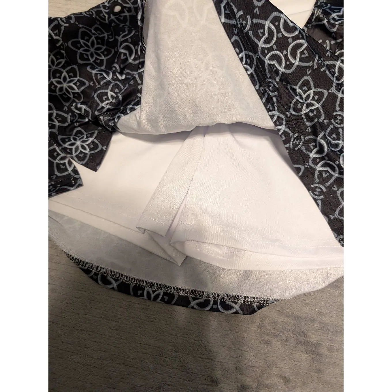 💚 NWT Oyamiki Women's Active Athletic Skort Lightweight Tennis Skirt Running XL Black - Image 4