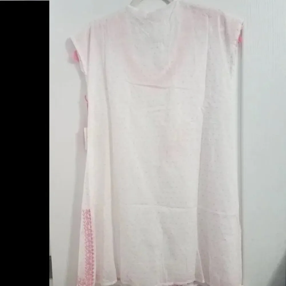 Swiss Dot Tassel Dress in Pink by Simply Southern NEW XL - Image 3