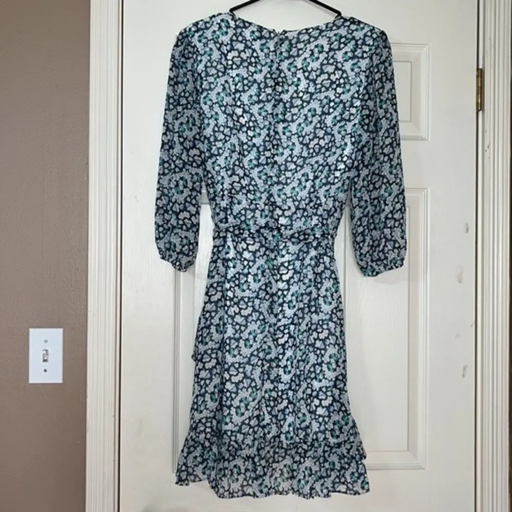 Women’s Karl Lagerfeld Paris chiffon floral shift 3/4 sleeved mini dress bunch - Image 4