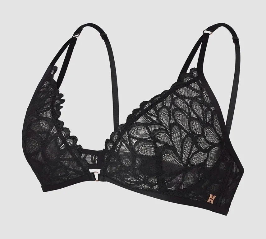 Savage X Fenty “Savage Not Sorry” Bralette – Black Caviar Size M - Image 1