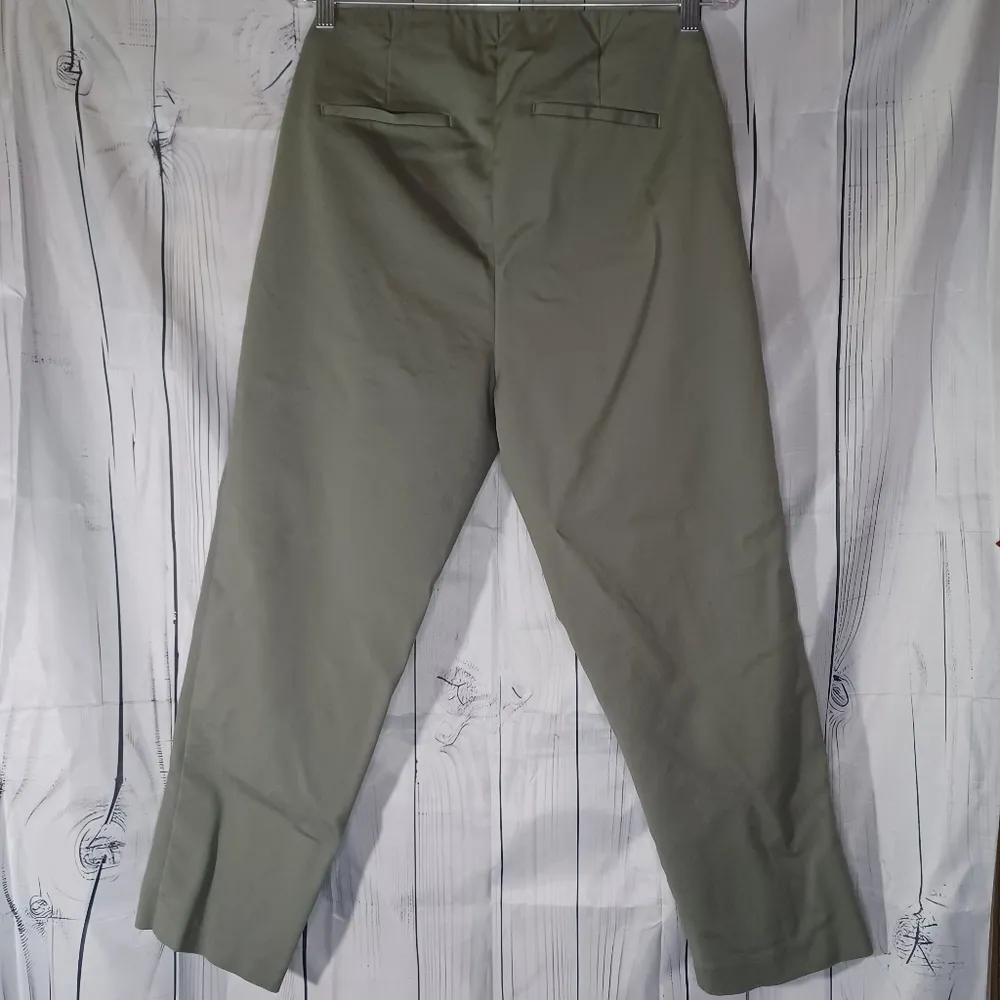 J.Jill Olive Green Pull On Cropped Pants - Image 9