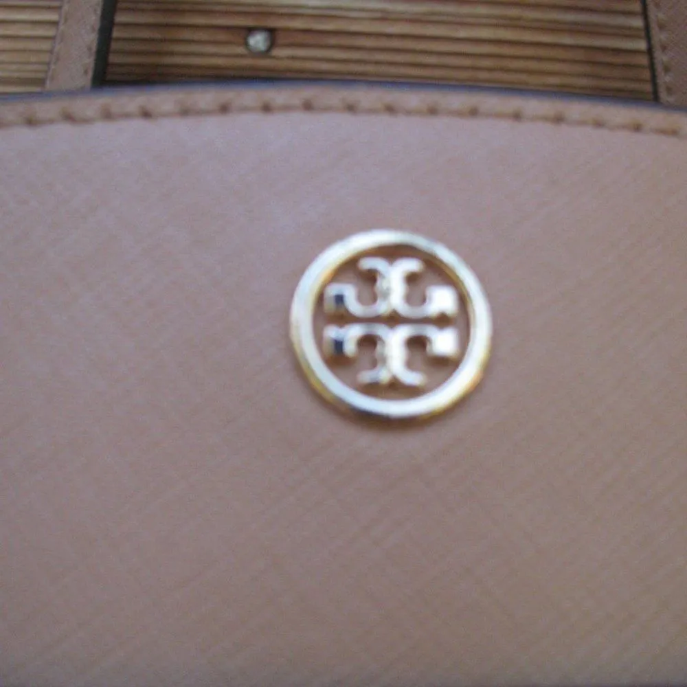 Tory Burch Robinson Small Tan Cardamom Bag Tote - Image 7