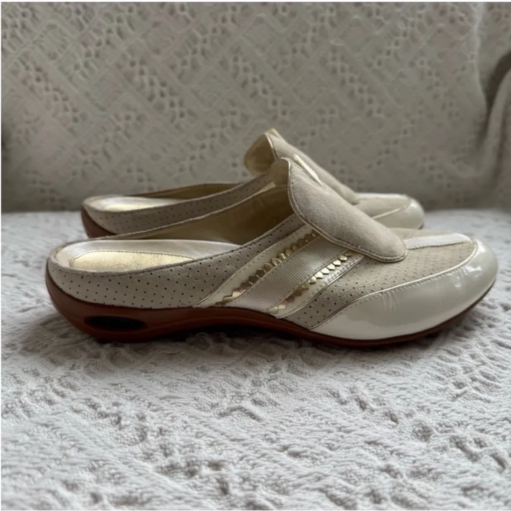 Cole Haan Nike Air Beige and Cream Women's Mules Slide Sneakers - Image 2