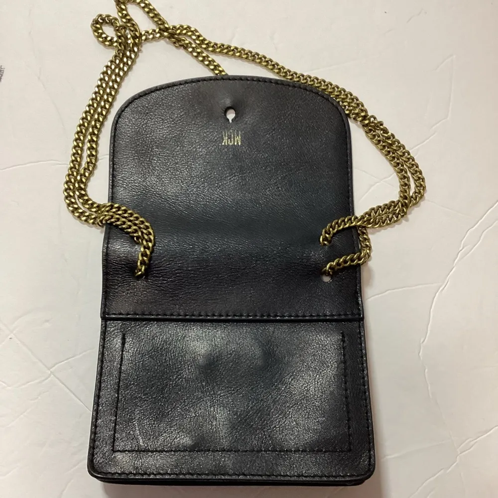 Madewell  the chain crossbody Black Leather Women's Bag - Image 5
