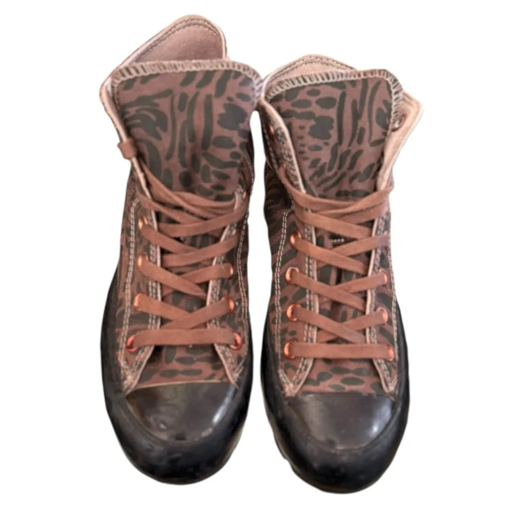 Converse Lugged animal Print platform High - Image 7