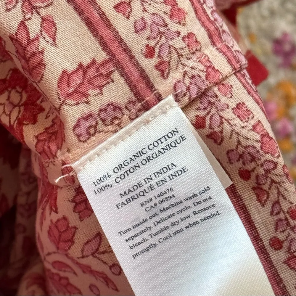 Faherty Hyland Maxi Dress in Snu-Sun Up Block Floral Print Women’s Size Medium - Image 12