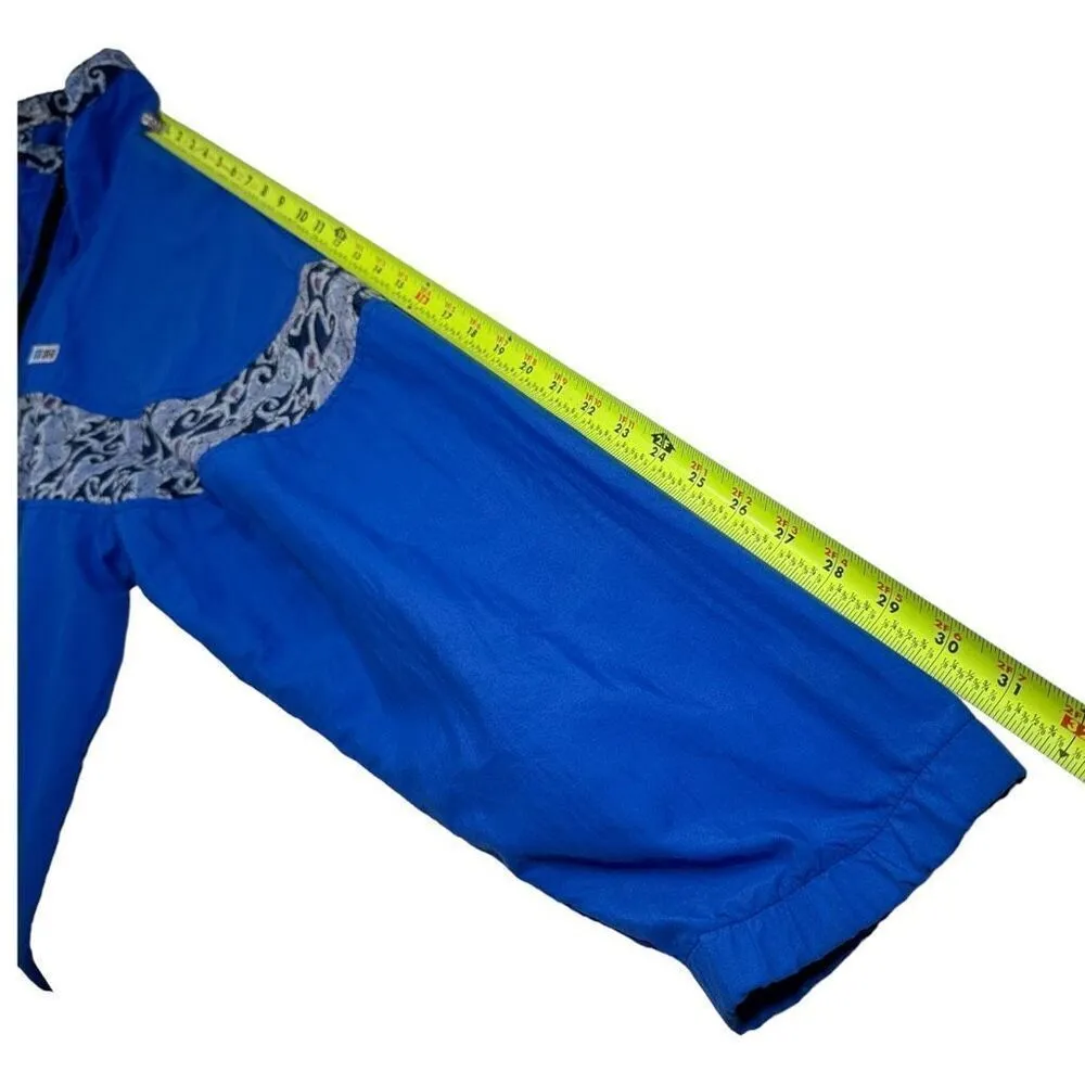 Vintage Sideout Windbreaker Unisex Size Large Blue - Image 5