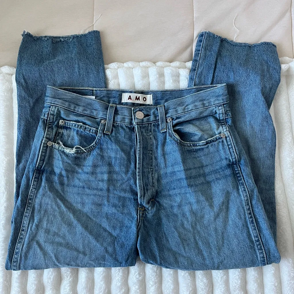 AMO Women's Lover boy glory Blue Jeans Size 28 - Image 2
