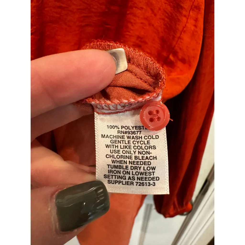 Belle Sky  Rust Blouse XL - Image 5