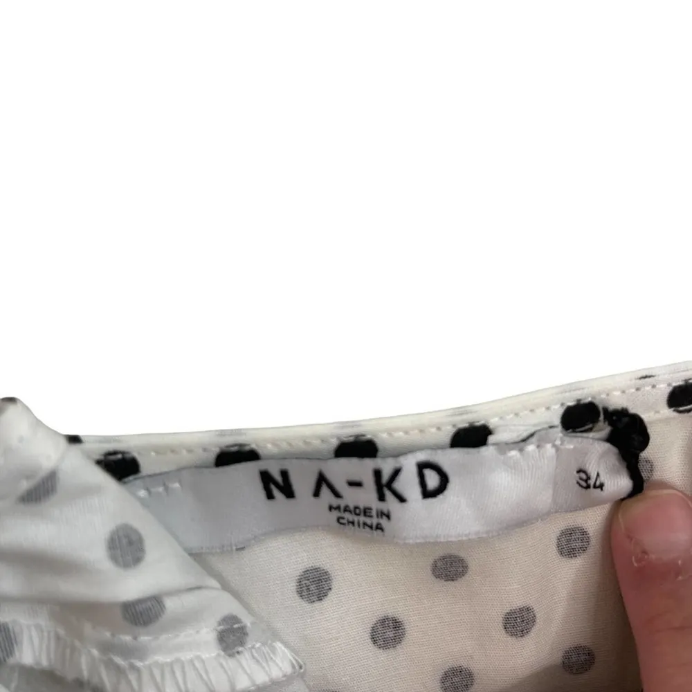Anna Briand X  White and Black Polka Dot Mini Dress NWT - Image 3