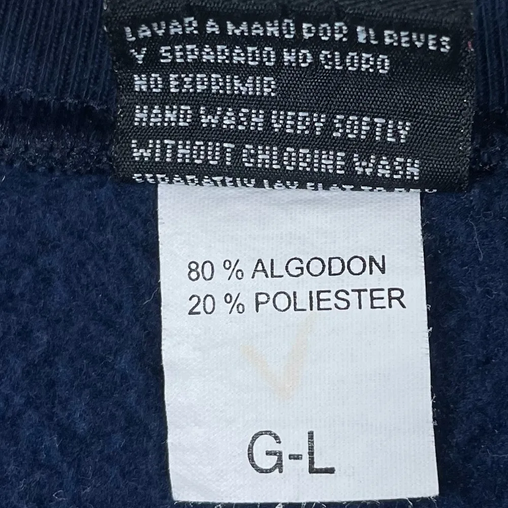 Vintage International Jeans Large Cabo San Lucas Fish Sea Crewneck Embroidered Blue - Image 5