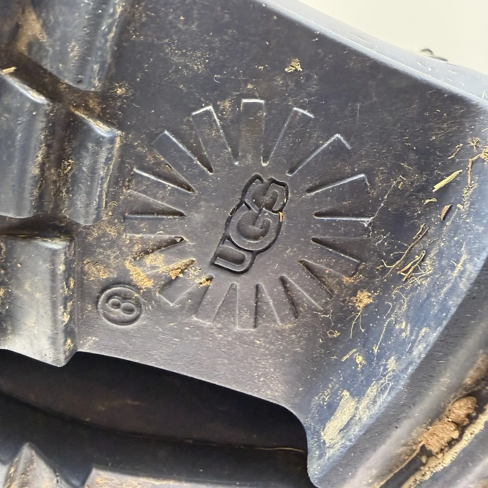 UGG AUSTRALIA 3460 Women's US 8 Sabene Blue Rubber Boots - Image 12