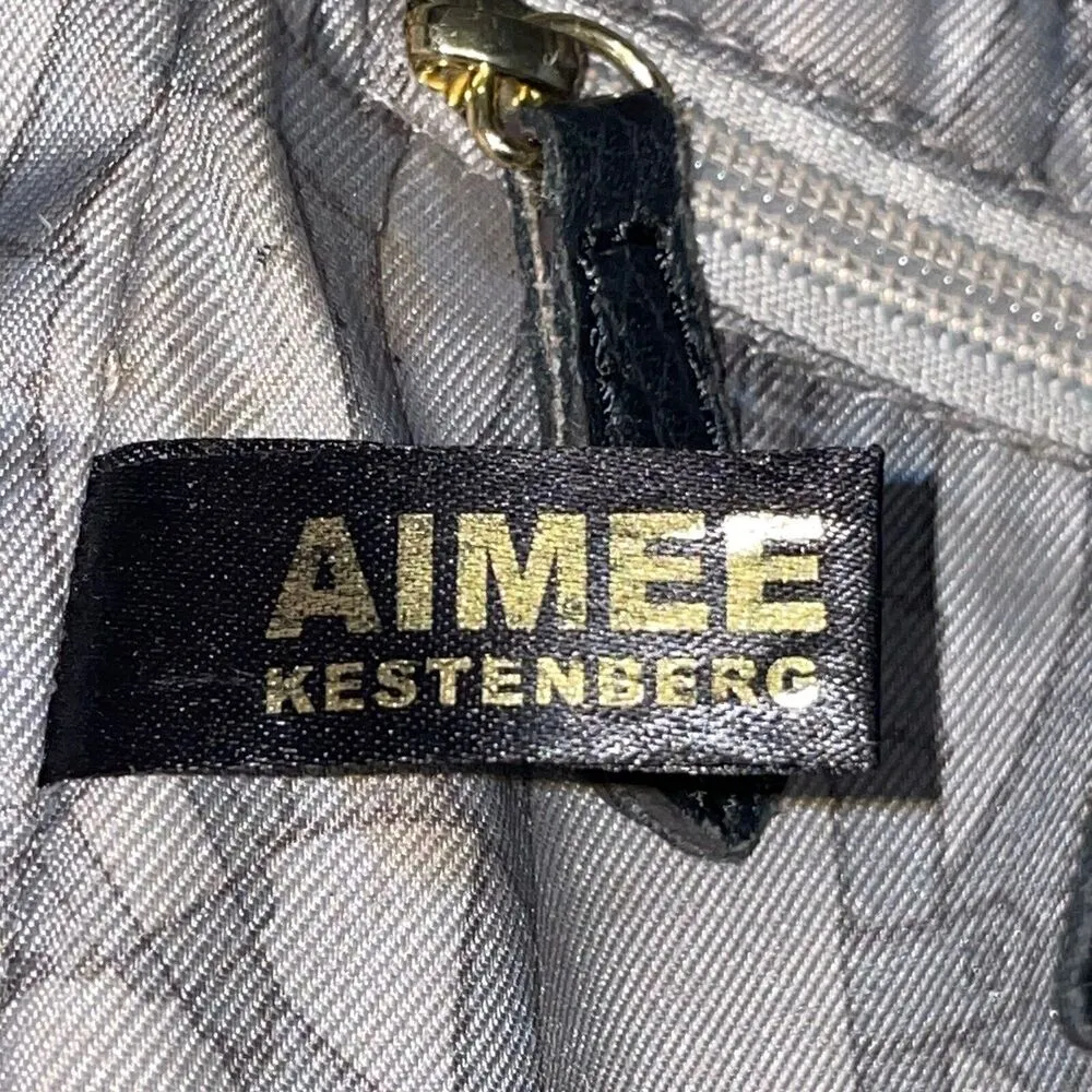 Aimee Kestenberg Tamitha Backpack Black Soft Pebbled Leather Adj Shoulder Strap. - Image 14