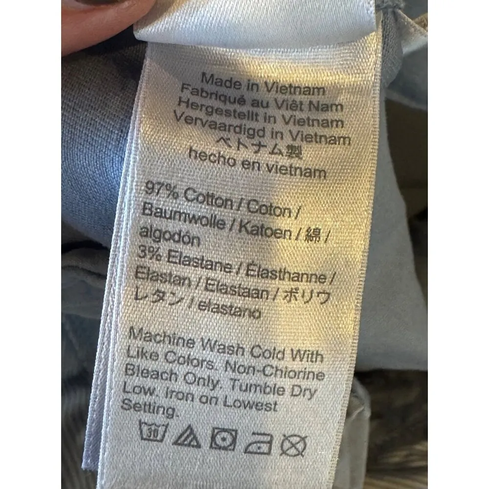 J Crew Shorts Women 2 Blue Cotton Blend Chino‎ Outdoor Preppy Casual Vacation - Image 8