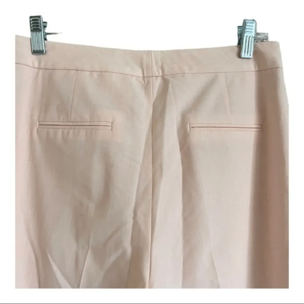 Antonio Melani Pink Straight Leg Flat Front Pants Women Size 2 - Image 6