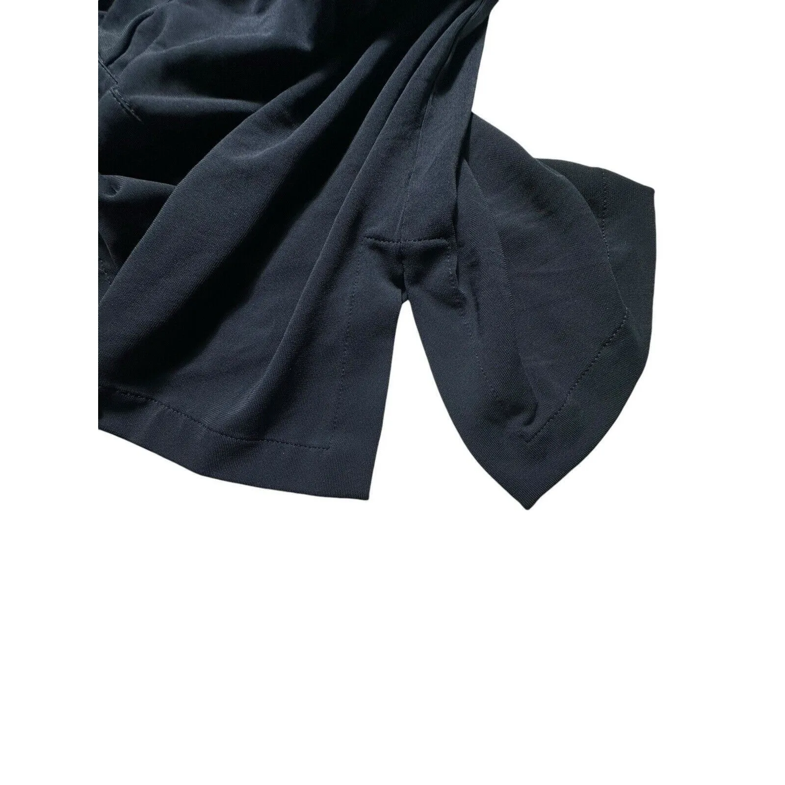 Max Mara Button Down Shirt Women Sz 12 Approx Rayon Feel Minimal Preppy #GH3-4 - Image 6